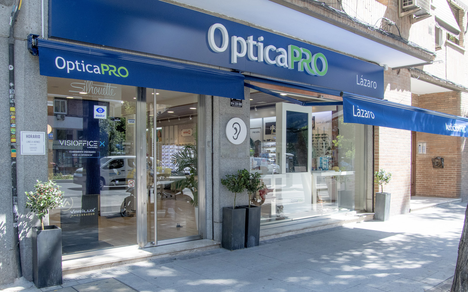 Escaparate ÓpticaPRO Lázaro